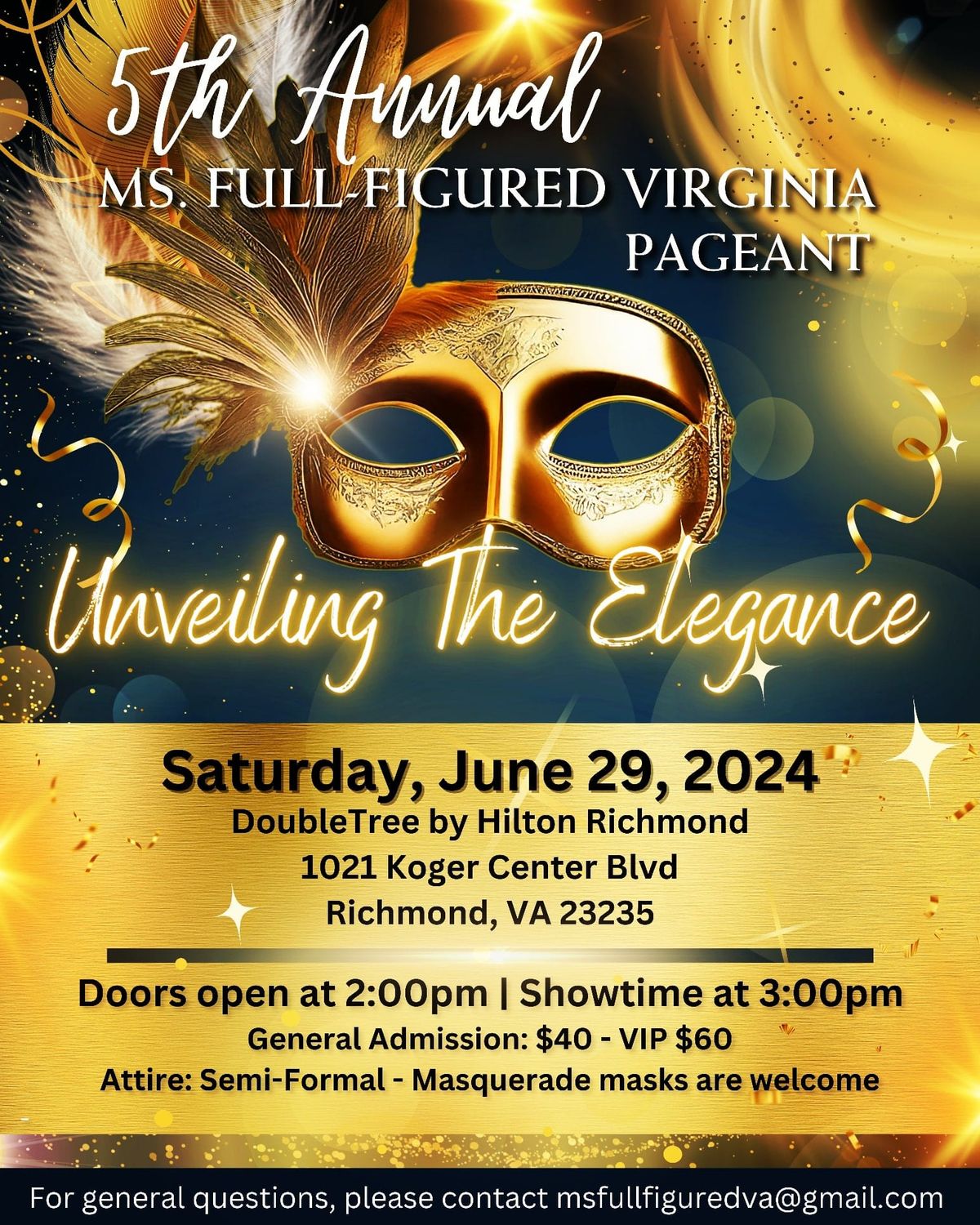 5th Annual Ms. Full-Figured Virginia Pageant 