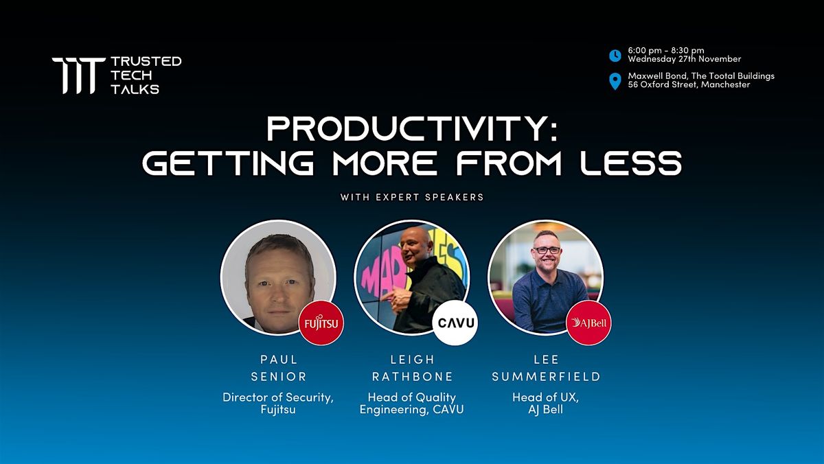 Productivity: Getting More From Less