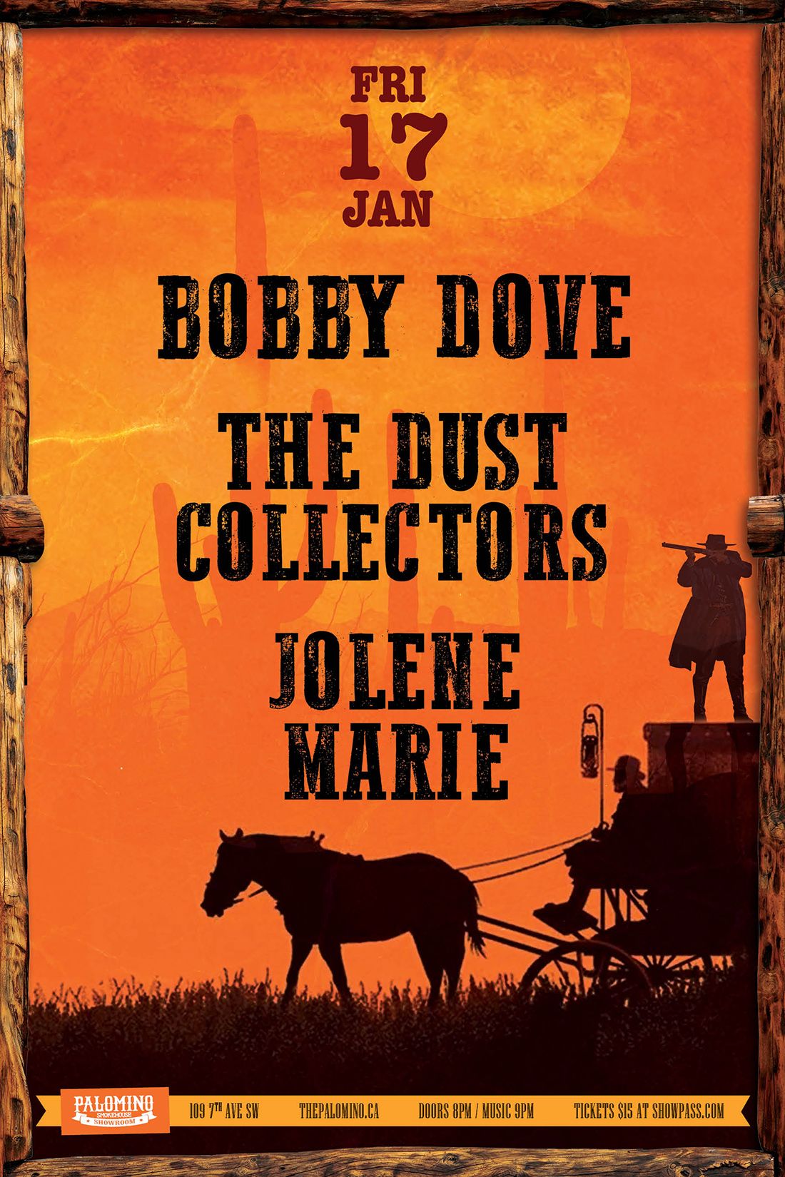 Boddy Dove, The Dust Collectors and Jolene Marie