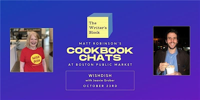 Cookbook Chats at BPM: WISHDISH with Jeanie Gruber