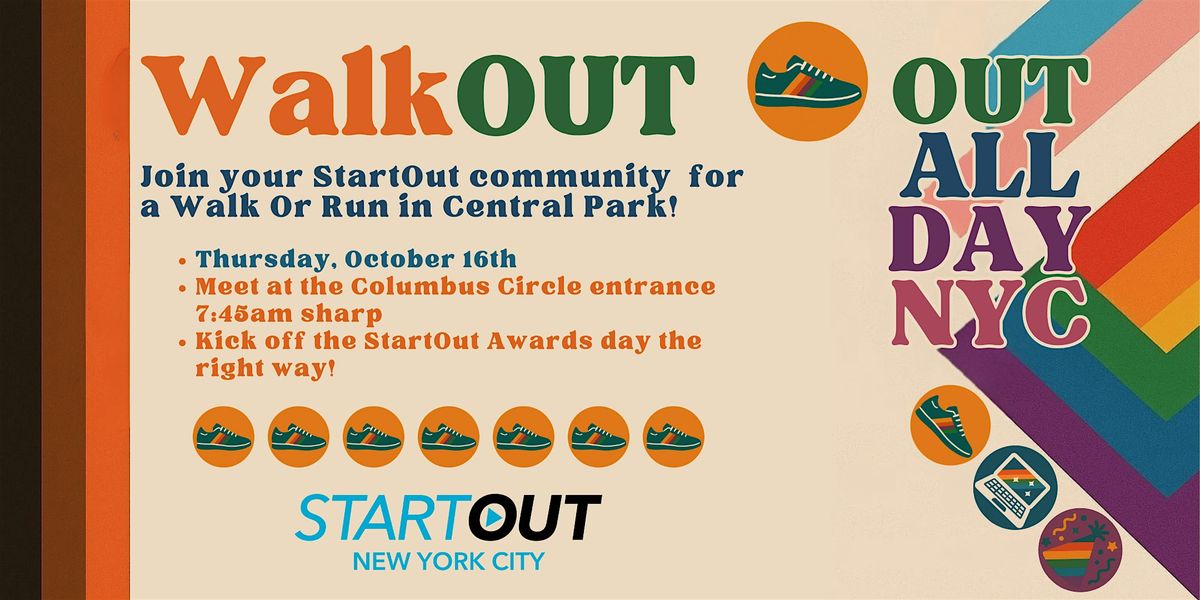 WalkOUT: Step Out for LGBTQ+ Entrepreneurs