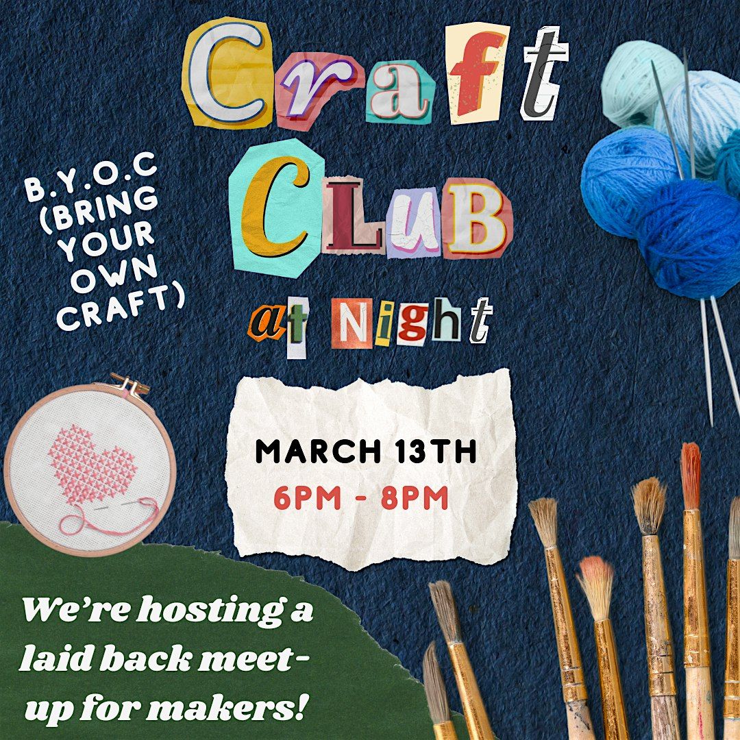 Craft Club at WasteShed Evanston