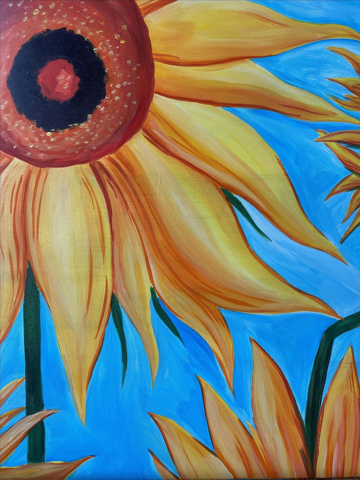 Van Gogh Sunflowers Paint and Sip Event in Newport Beach!