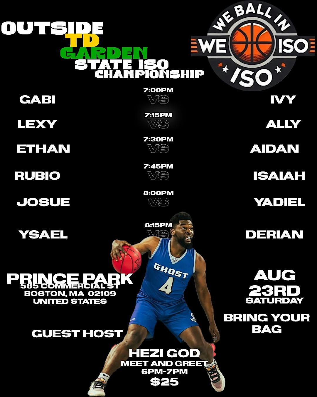 We Ball In Iso Hezi God Meet & Greet plus state iso championship