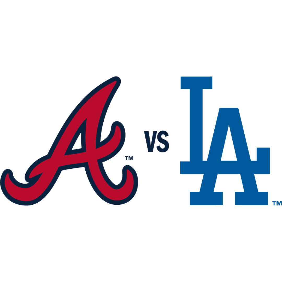 Atlanta Braves at Los Angeles Dodgers at Dodger Stadium