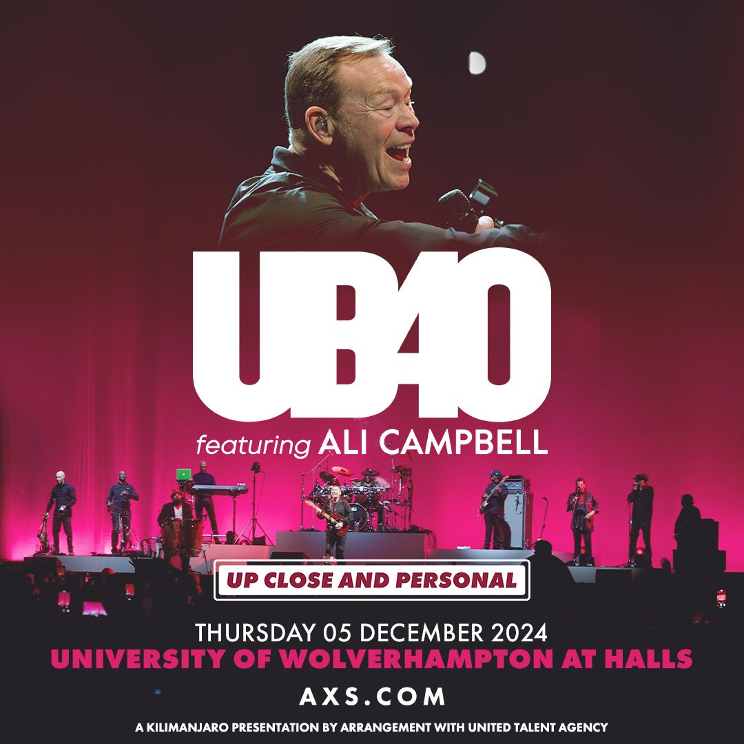 UB40 feat Ali Campbell Wolverhampton Tickets