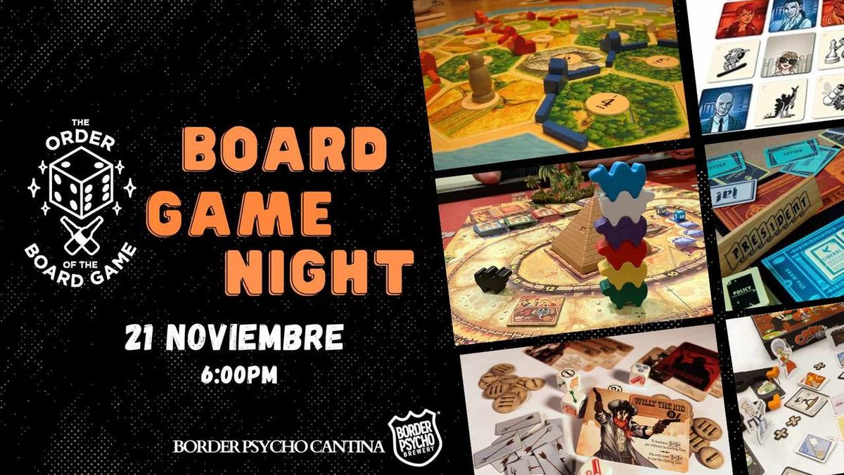 Board Game Night Noviembre