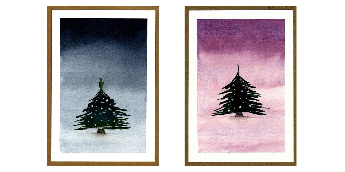 Watercolour Christmas Card Workshop