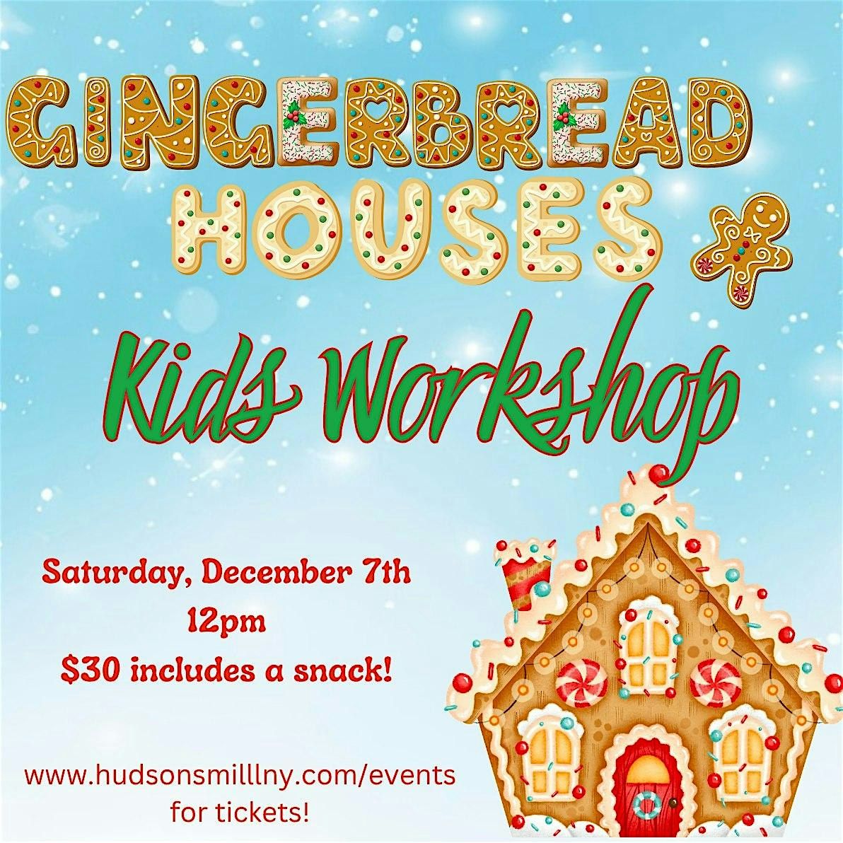 Gingerbread Houses Kids Workshop
