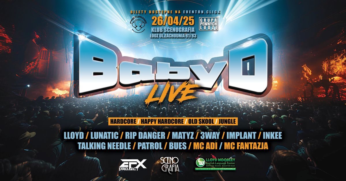 Baby D Live \/\/ 26.04.25\/\/ Scenografia \/\/ \u0141\u00f3d\u017a