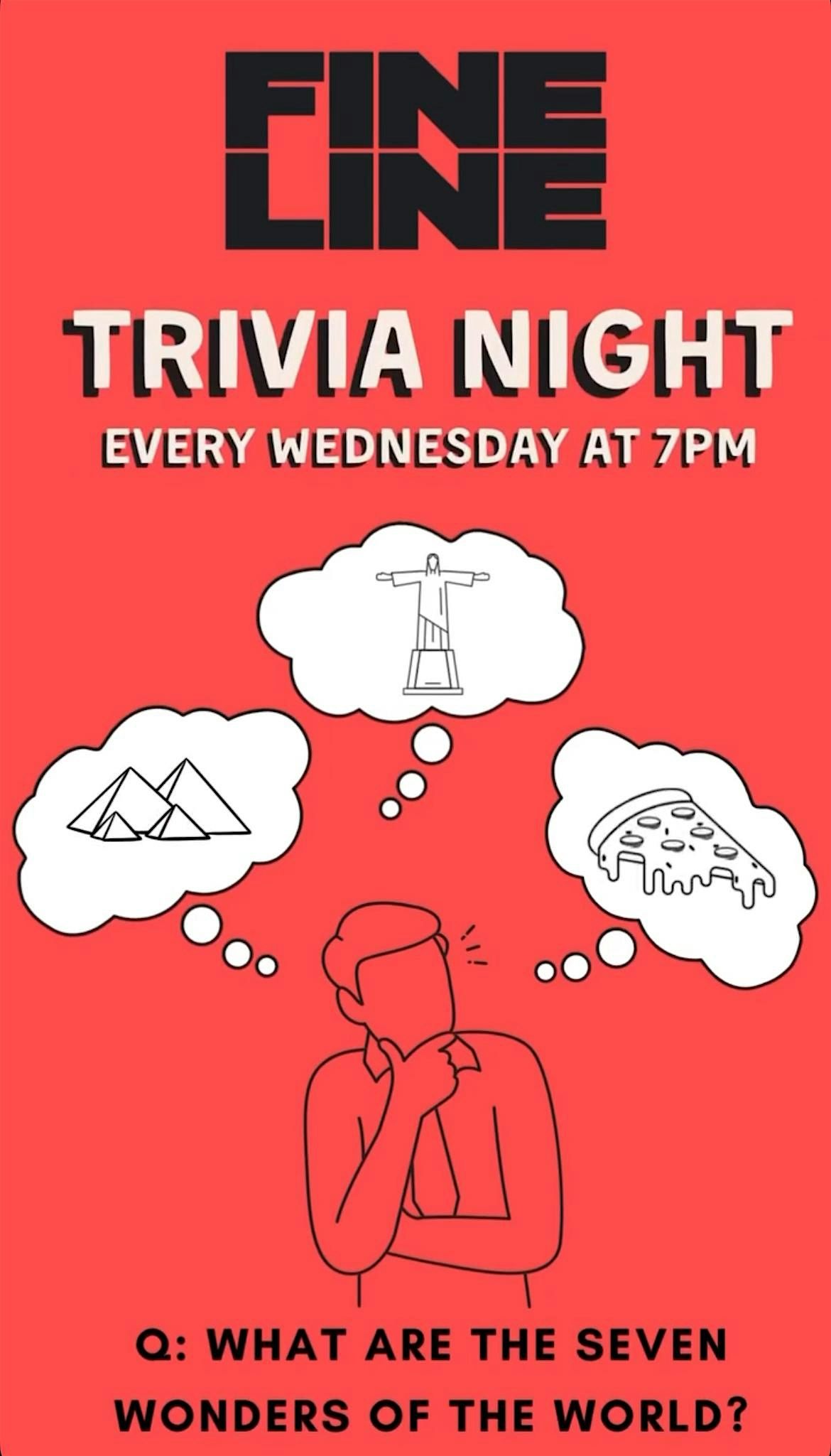 Trivia Wednesday's at FineLine