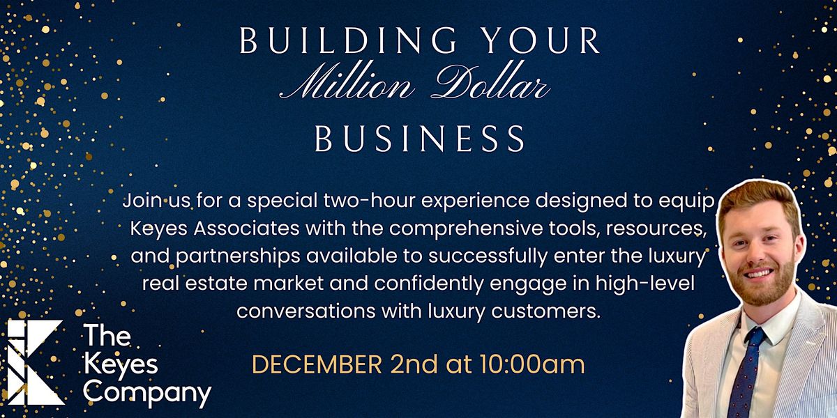 Coral Springs Building Your Million Dollar Business Program!