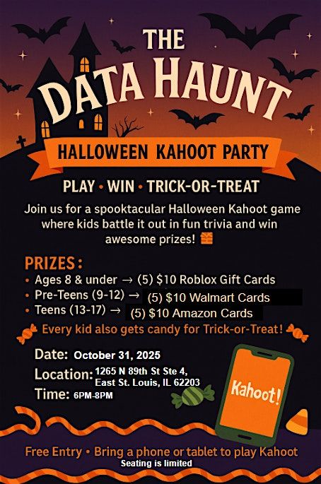 The Data Haunt: Halloween Kahoot Party