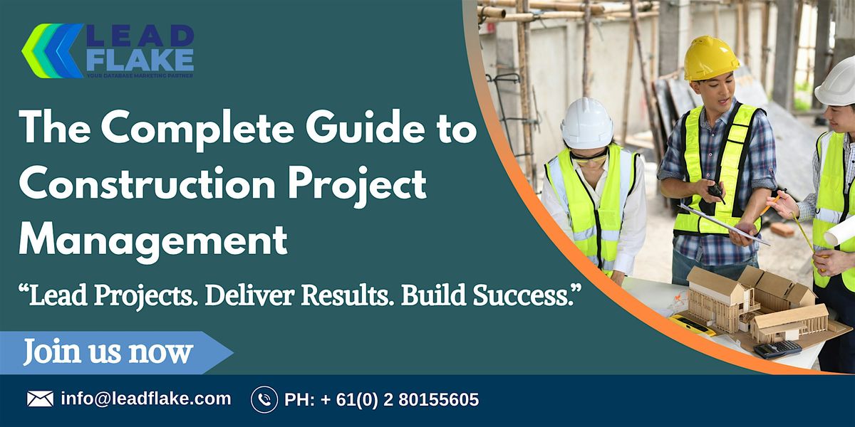 Construction Project Manager Workshop in Napier