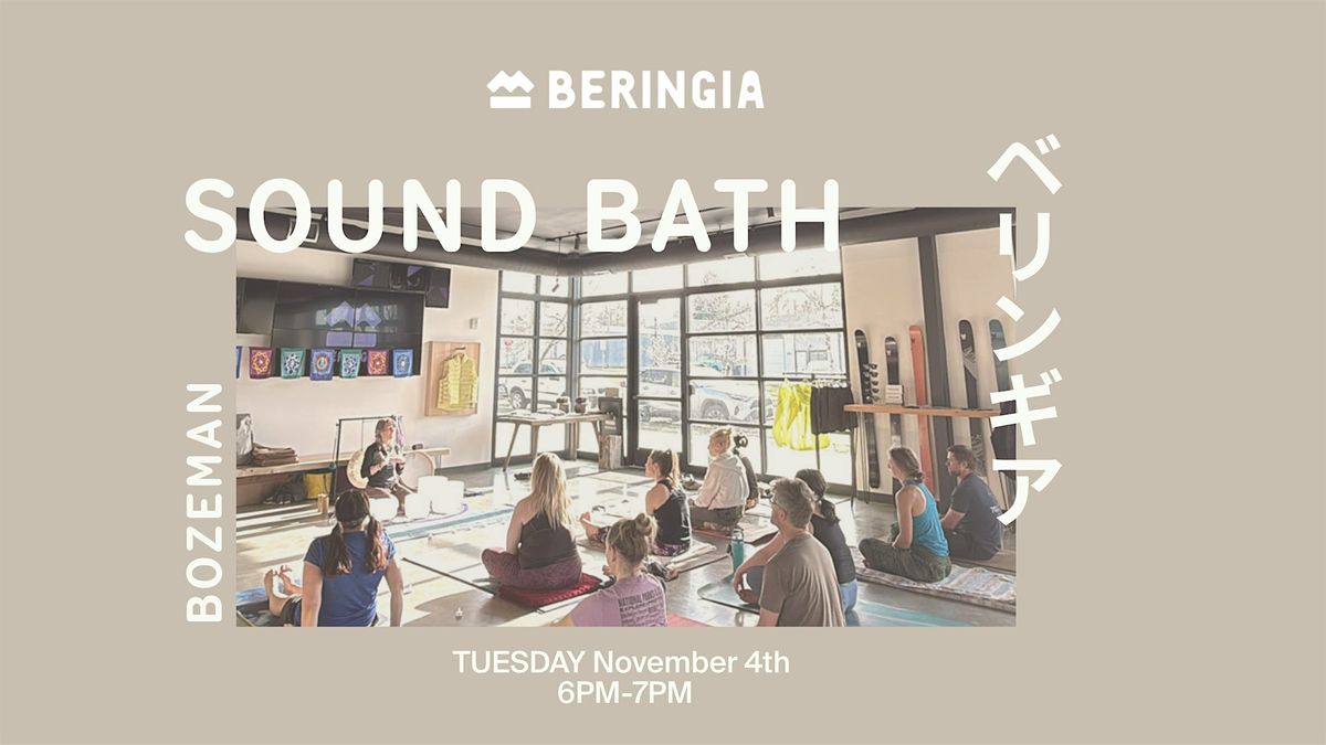 Sound Bath at Beringia House