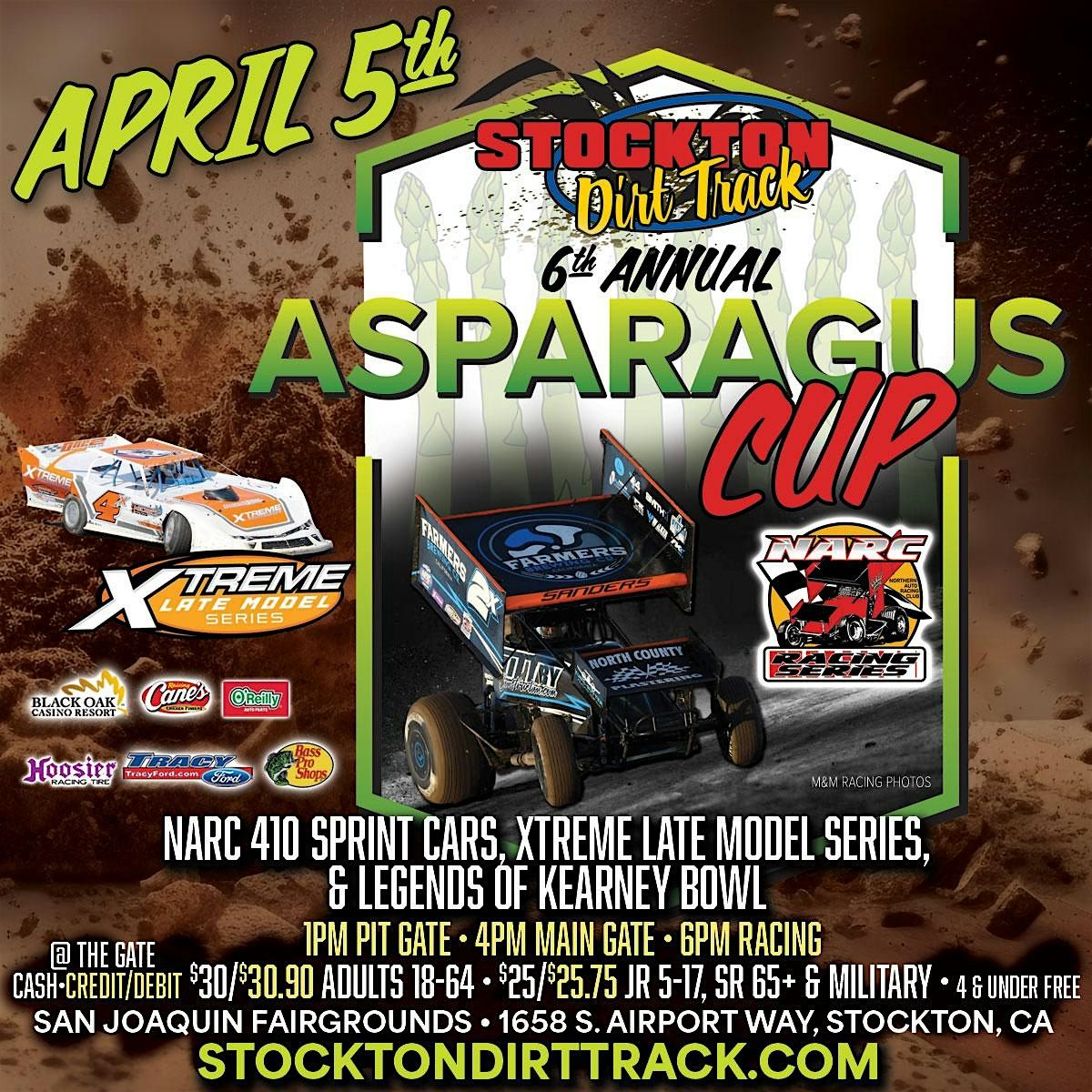 6th Annual Asparagus Cup at the Stockton Dirt Track