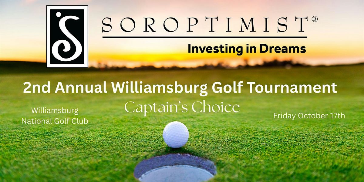 2nd Annual Soroptimist Int. of Williamsburg Golf Tournament