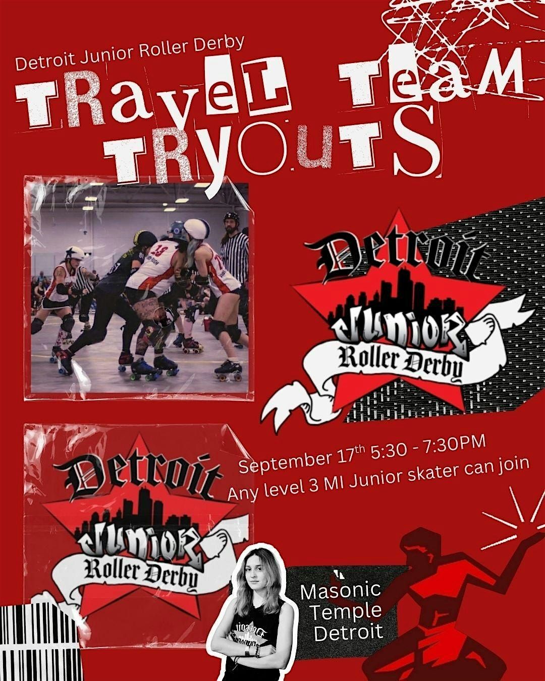 Detroit Junior Roller Derby Travel Team Tryouts