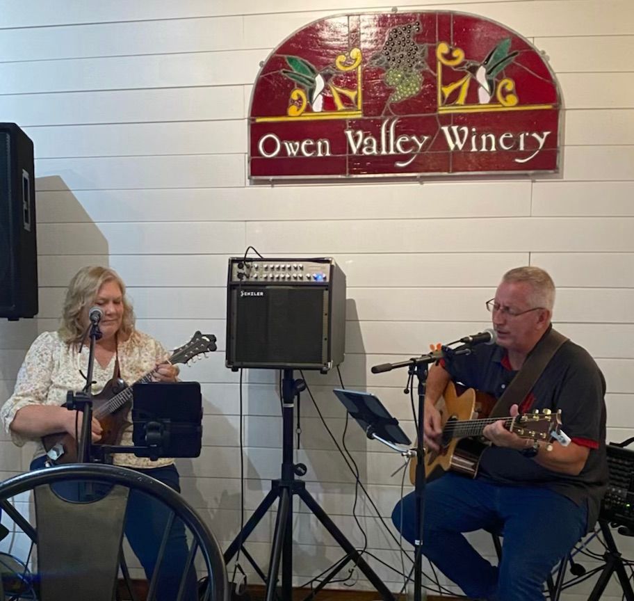 Steve & Pam at Owen Valley Winery