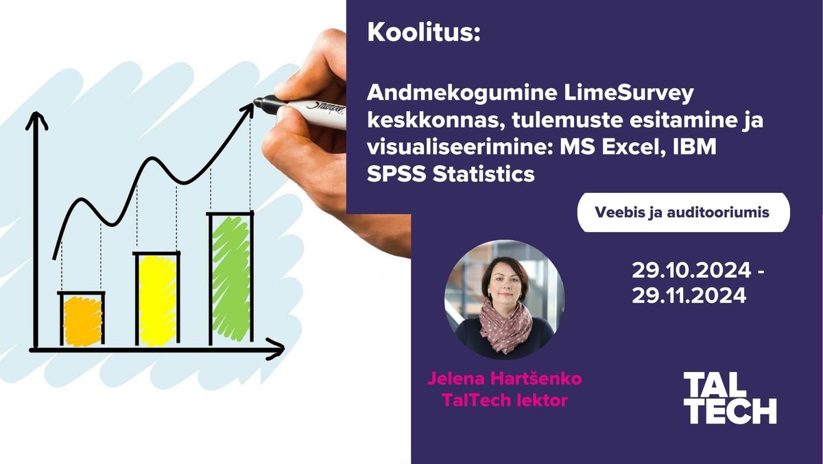 Koolitus: Andmekogumine LimeSurvey keskkonnas, tulemuste esitamine ja visualiseerimine