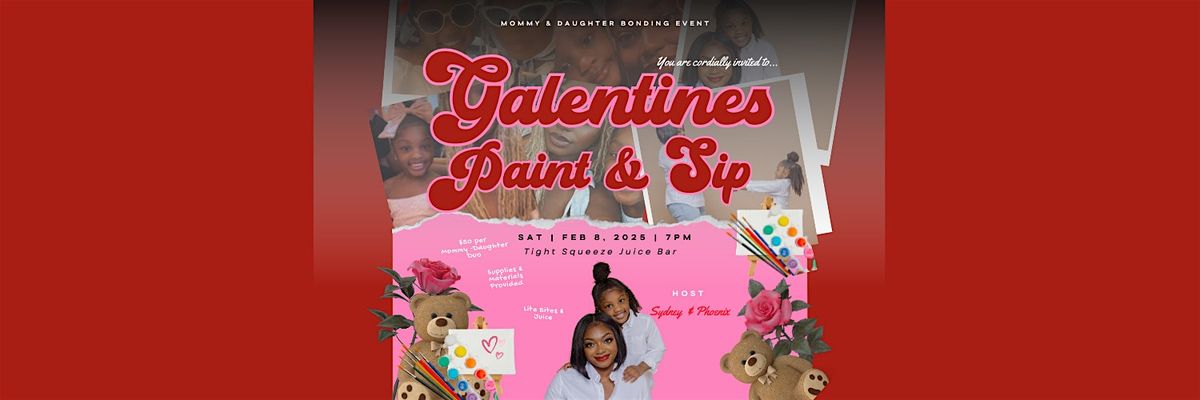 Galentines Mommy\/Daughter Paint & Sip