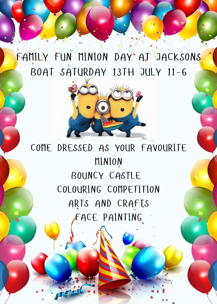 Family fun minion day