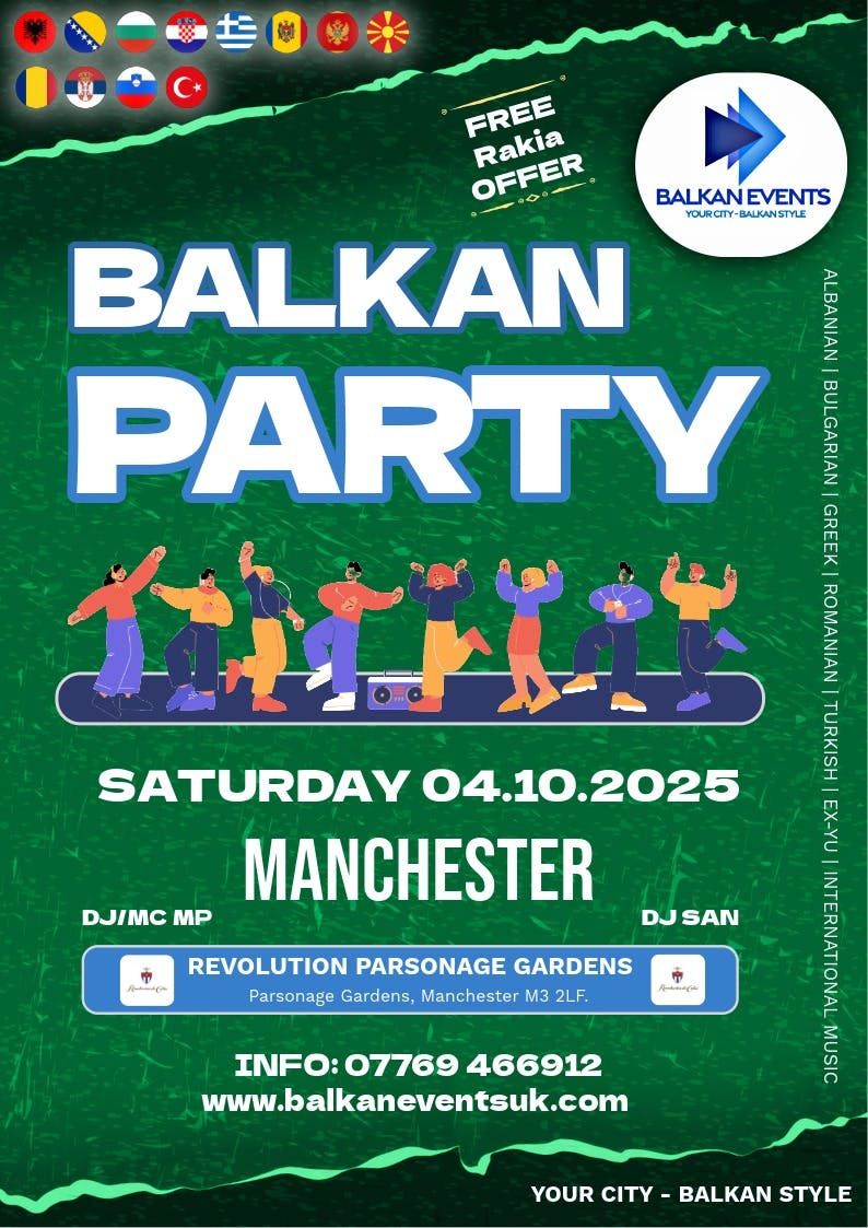 BALKAN Party MANCHESTER - Autumn Welcome