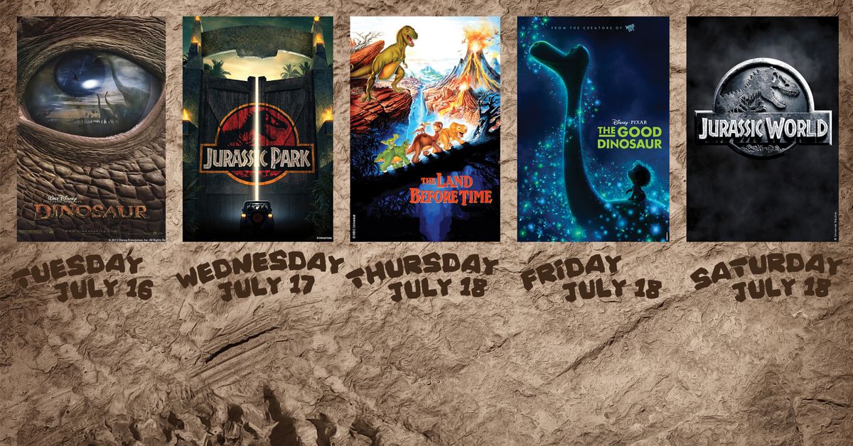 Beach Blanket Movie Fest 2024: Jurassic Experience