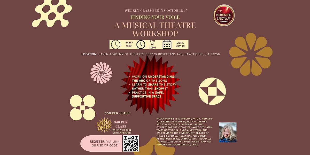 Finding Your Voice: A Musical Theatre Workshop