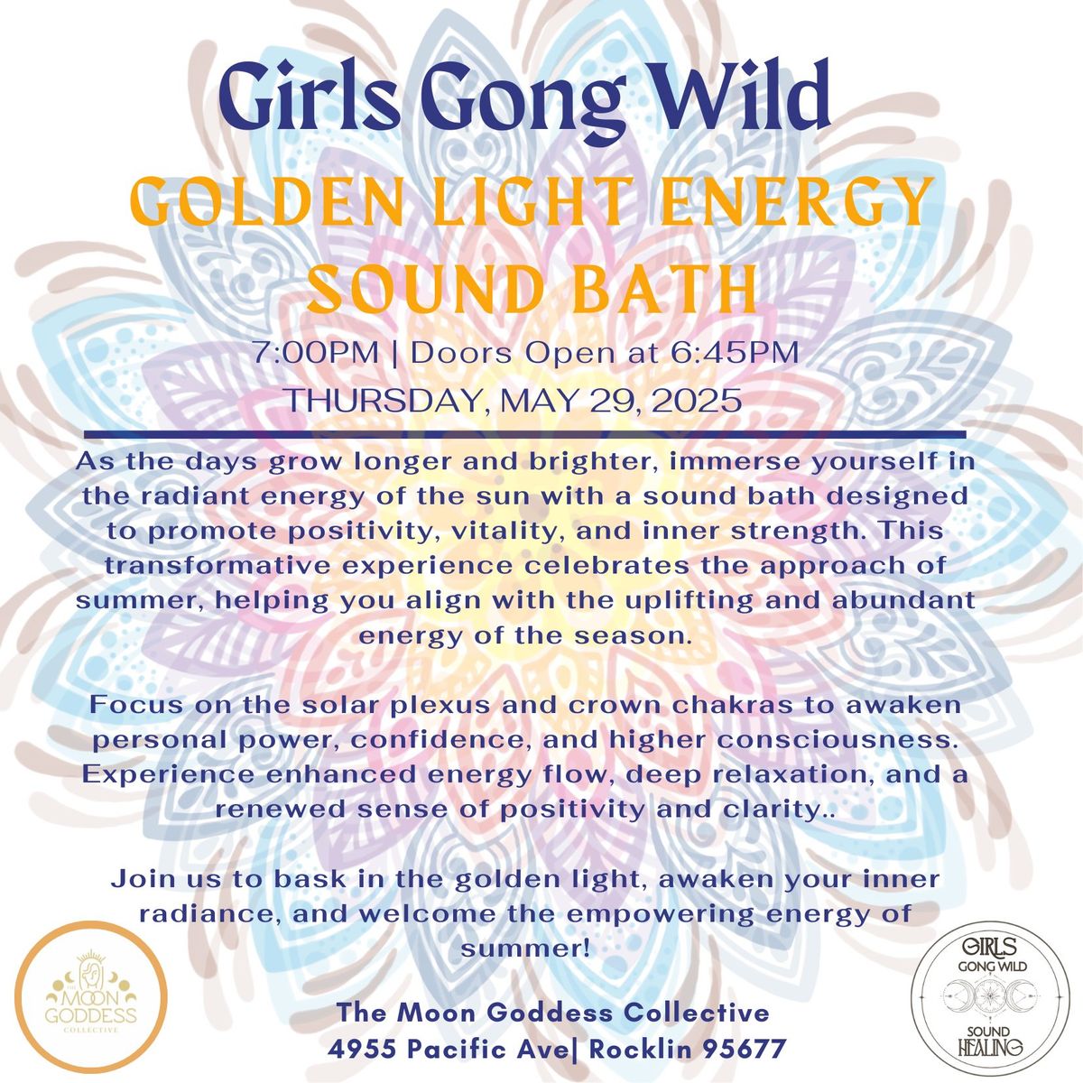 Golden Light Energy Sound Bath