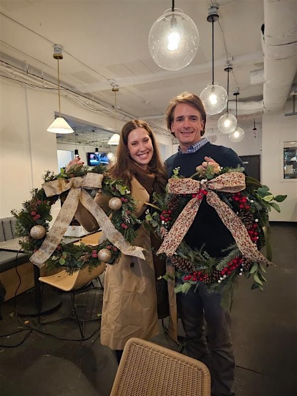 Holiday Wreath Making Workshop at Cyanide Cider Nashville