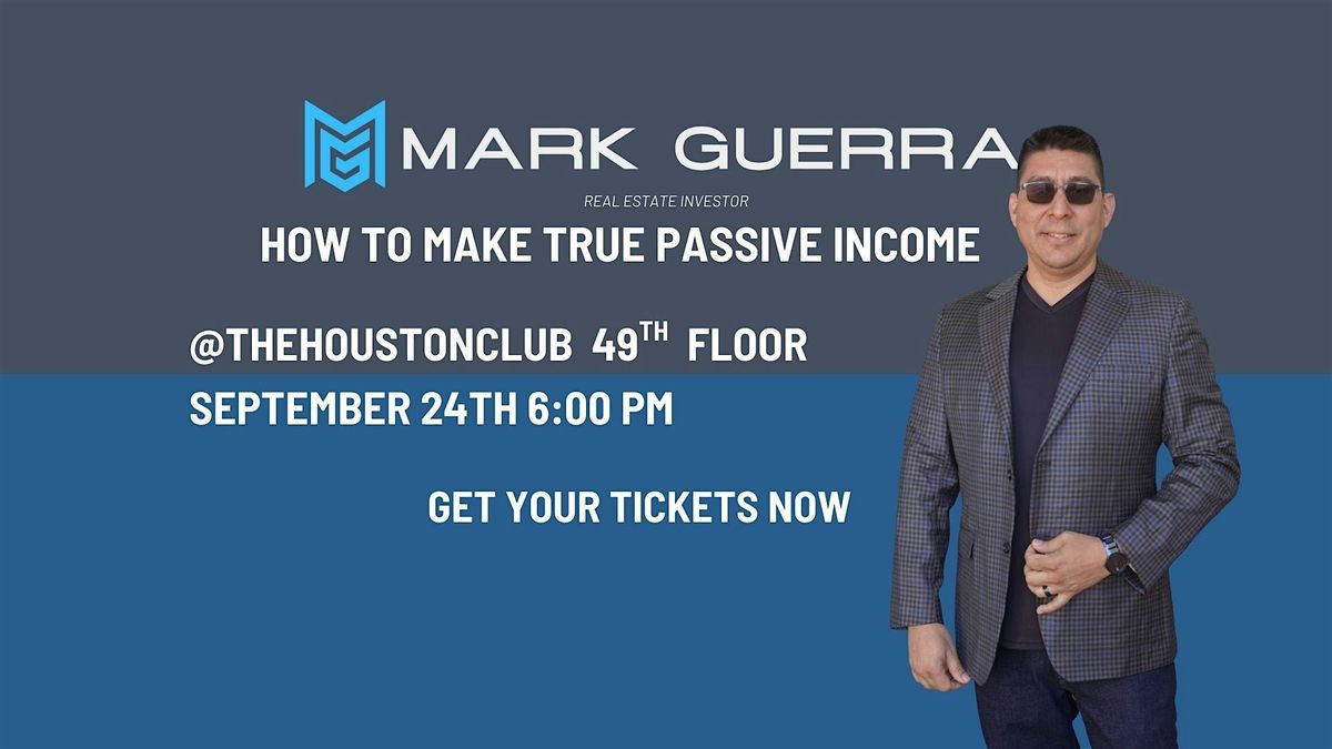 How to create true passive residual income  using REAL ESTATE!