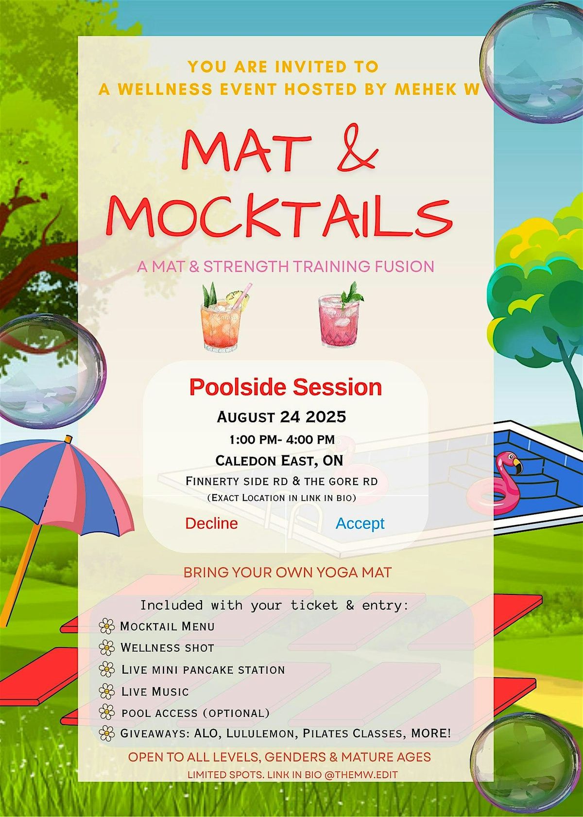 Mat & Mocktails