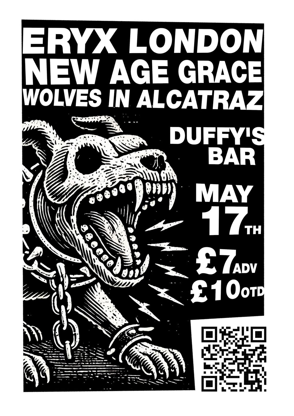 Eryx London, New Age Grace, Wolves In Alcatraz 