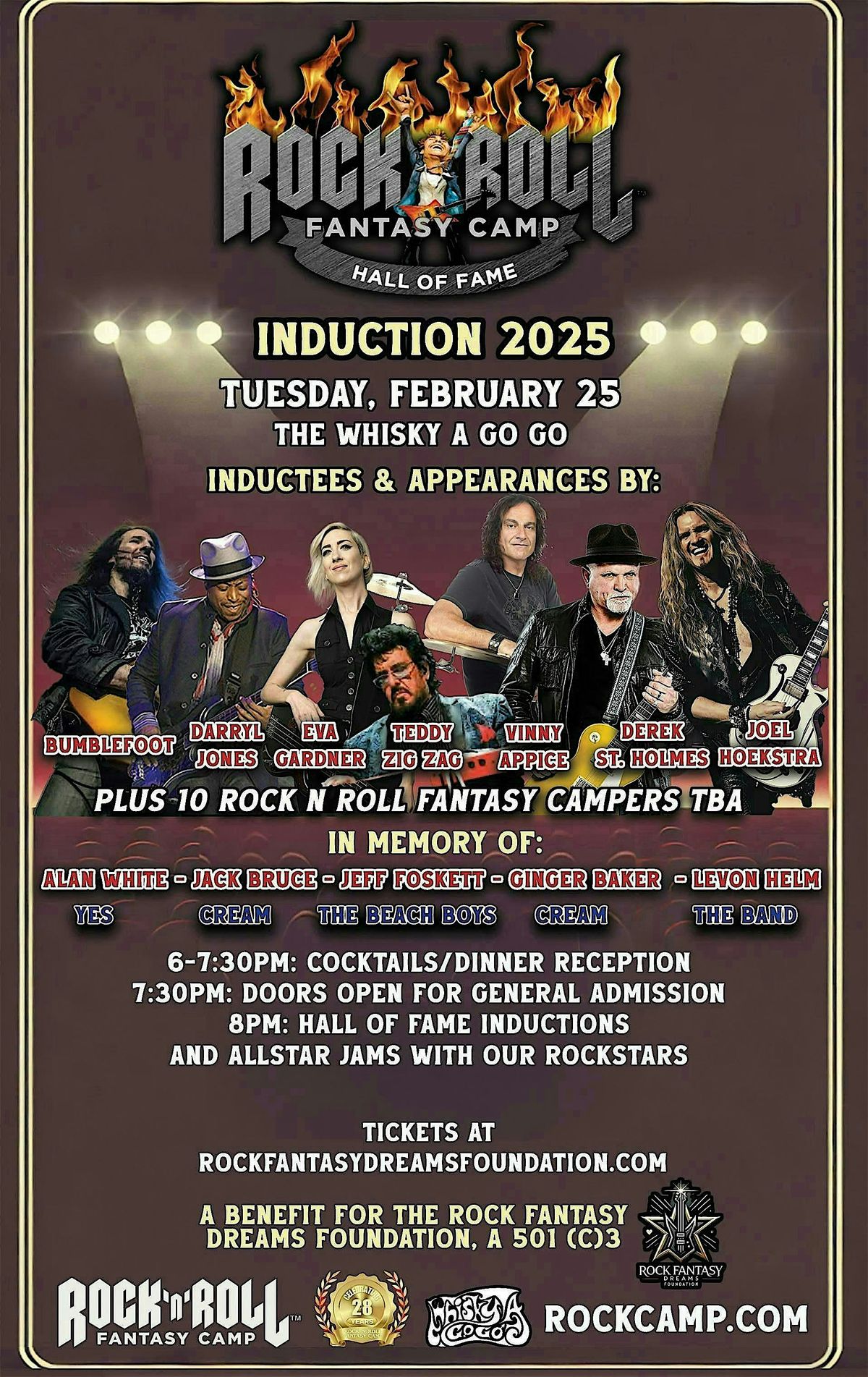 Rock 'N' Roll Fantasy Camp Hall of Fame Induction Ceremony