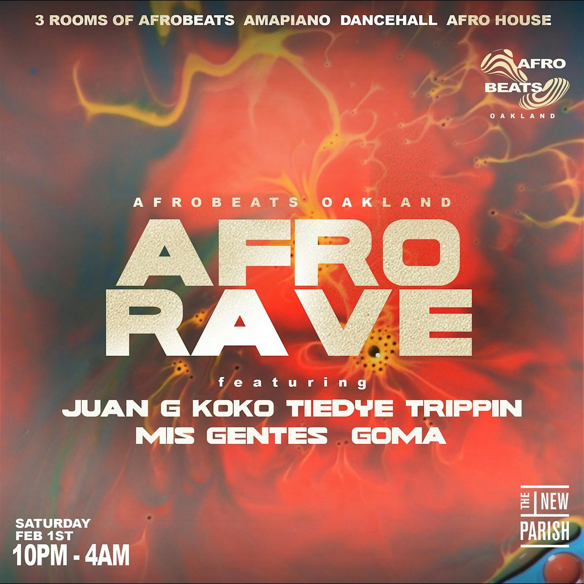 AFRO RAVE presented by Afrobeats Oakland!