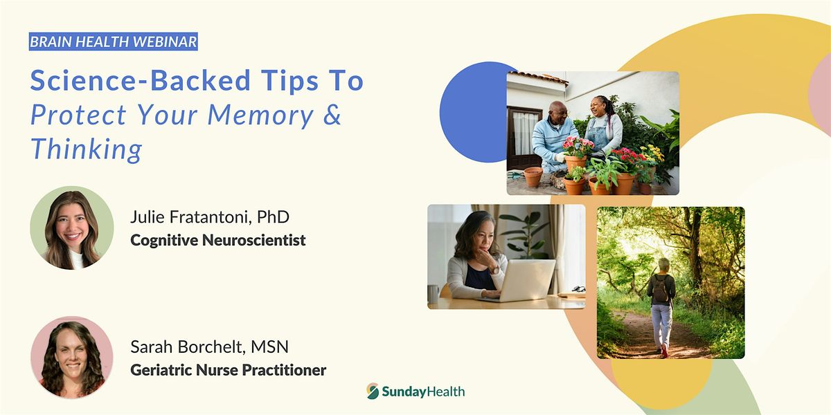 Webinar: Science-Backed Tips To Protect Your Memory & Thinking