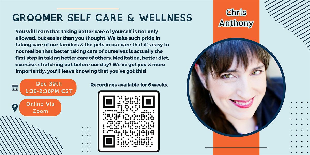 Groomer Self Care & Wellness