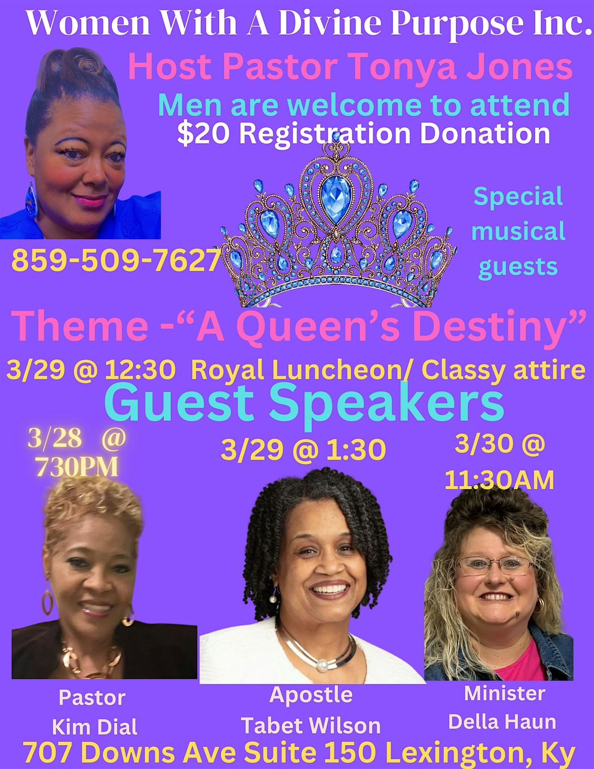 Annual Women\u2019s Conference\/AQueen\u2019s Destiny