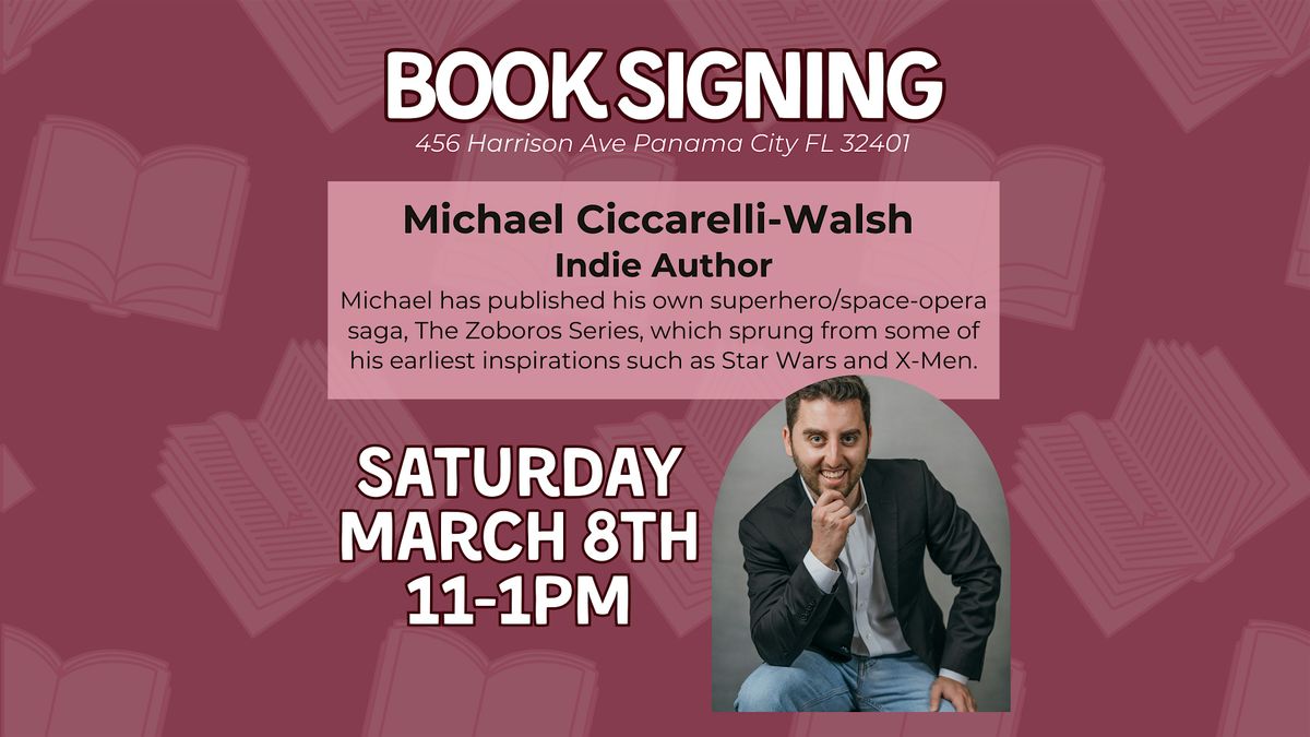 Michael Ciccarelli-Walsh Book Signing!