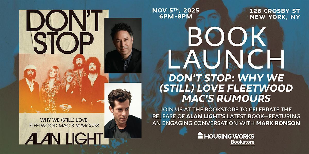 Book Launch | Don't Stop: Why We (Still) Love Fleetwood Mac's Rumours