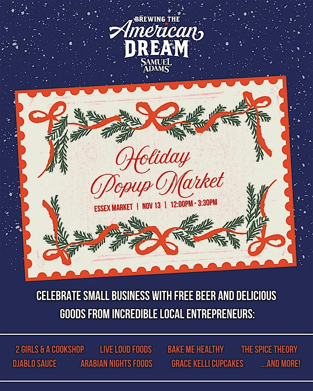 Samuel Adams Brewing the American Dream Holiday Market
