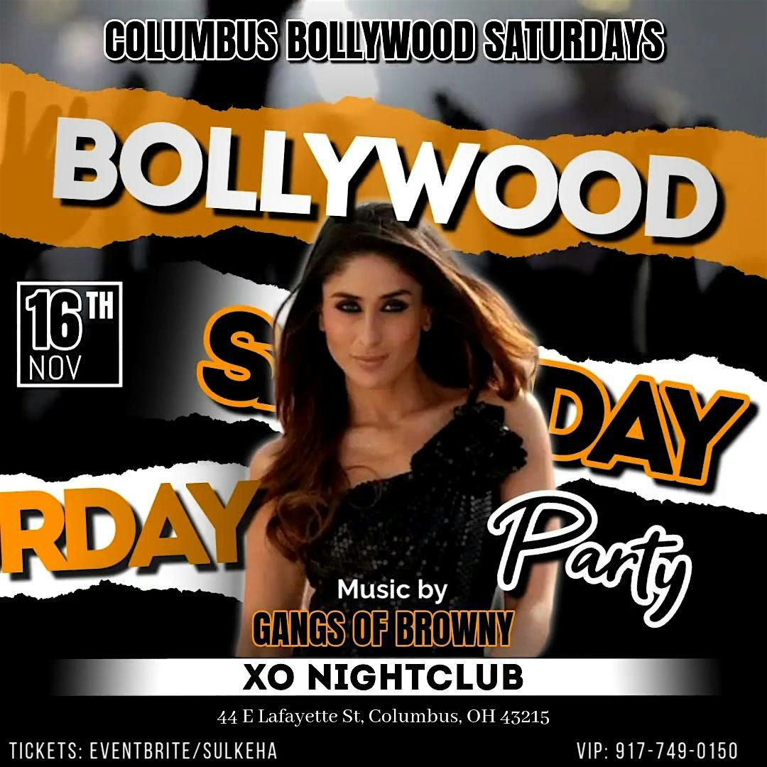 COLUMBUS BOLLYWOOD SATURDAYS@XO NIGHTLIFE