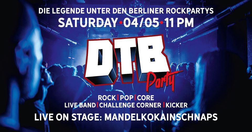 DtB Party! | 3 DANCEFLOORS I  MANDELKOKAINSCHNAPS  *LIVE* 