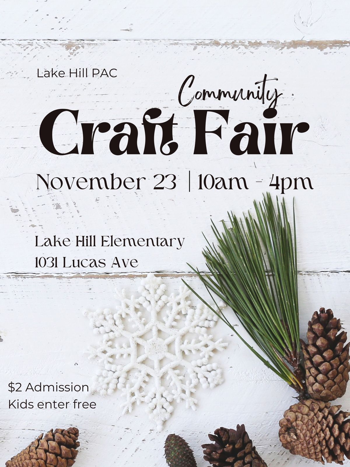 Lake Hill Craft Fair 2024