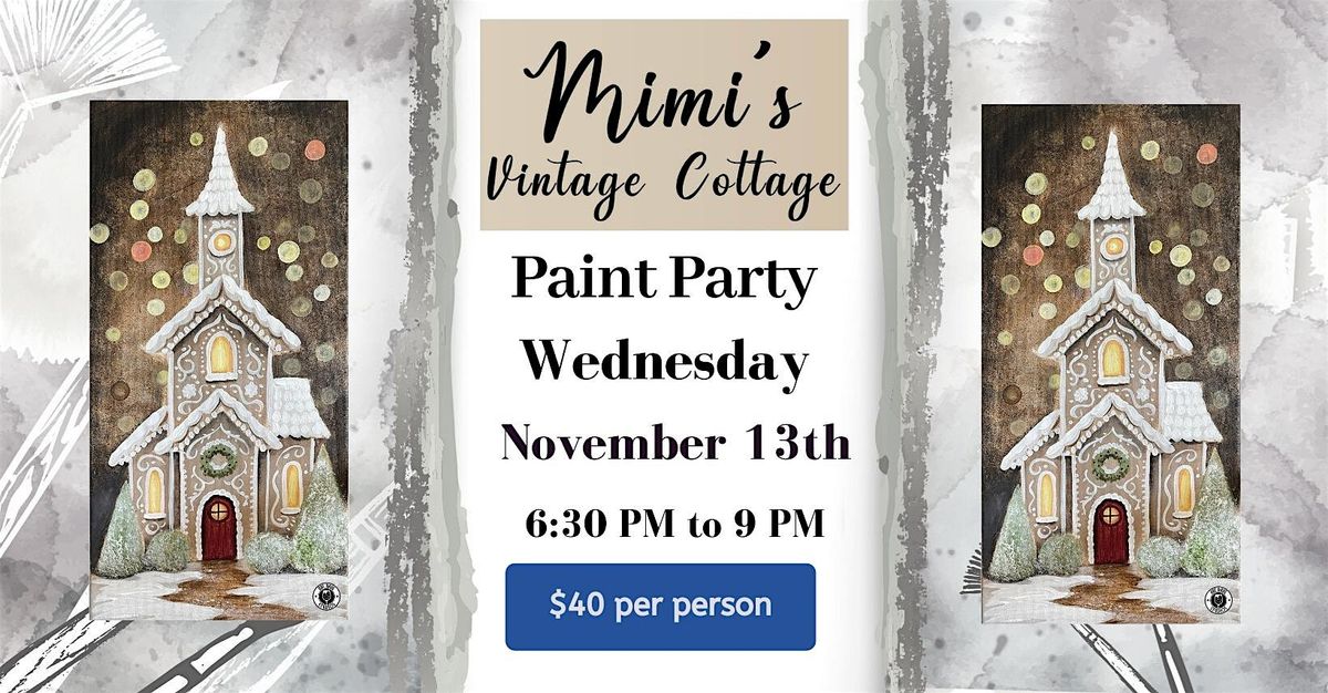 Sugar Chalet Paint Night