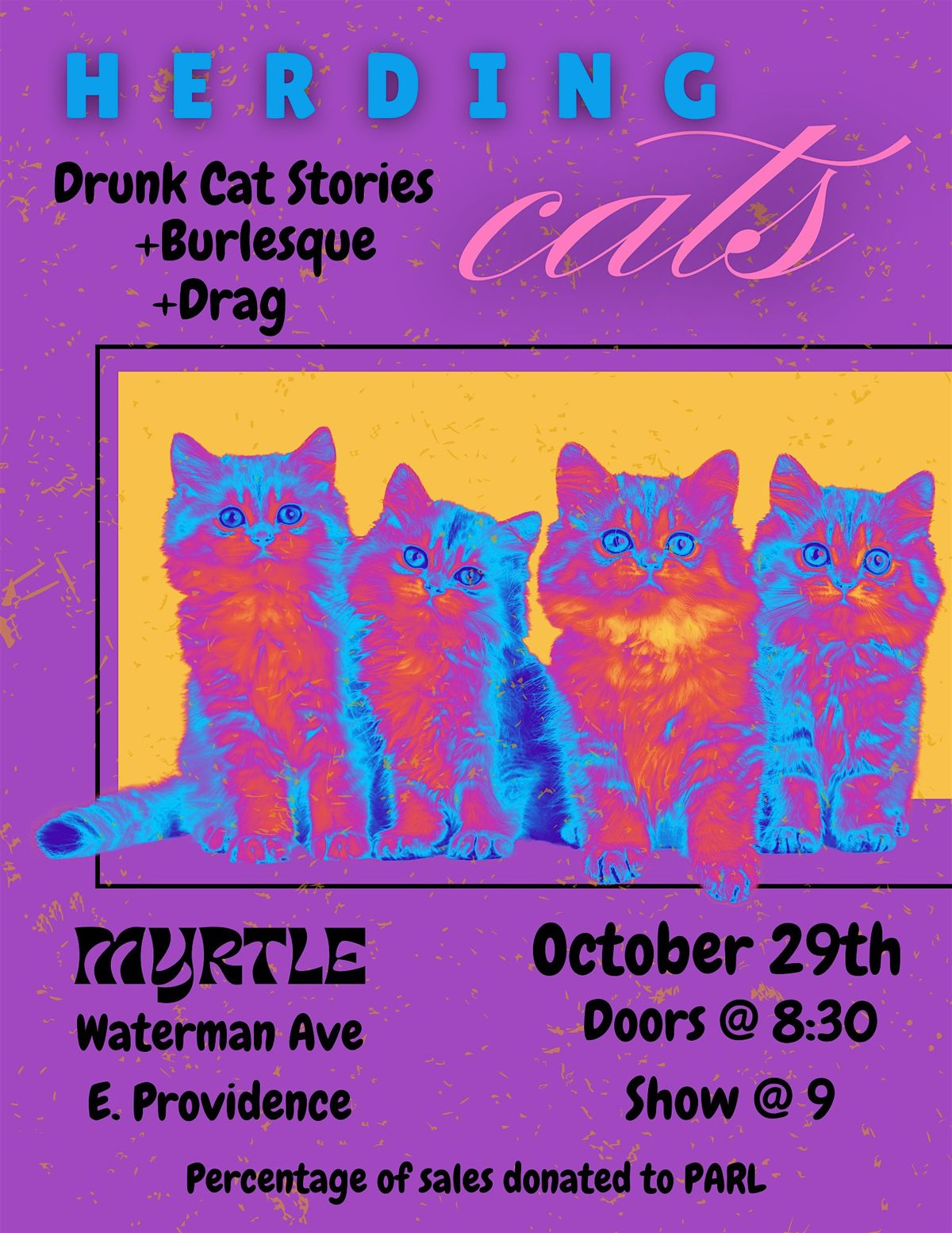 Herding Cats: Drunk Cat Stories & Floorshow