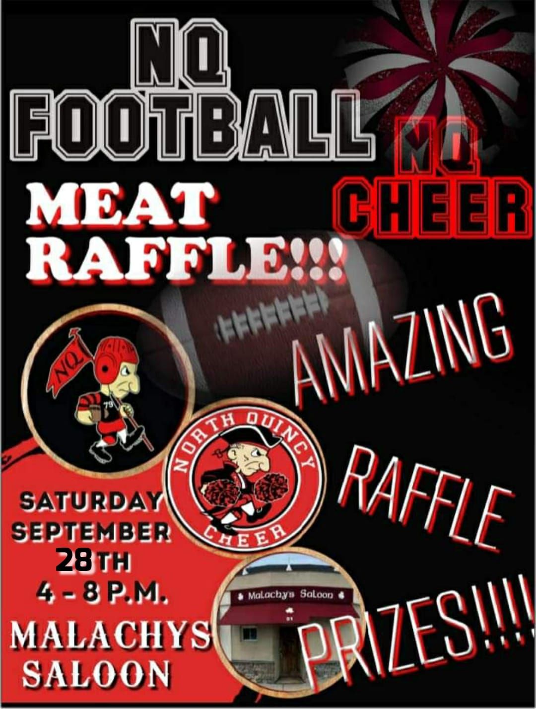 NQ Football & Cheer Meat Raffle