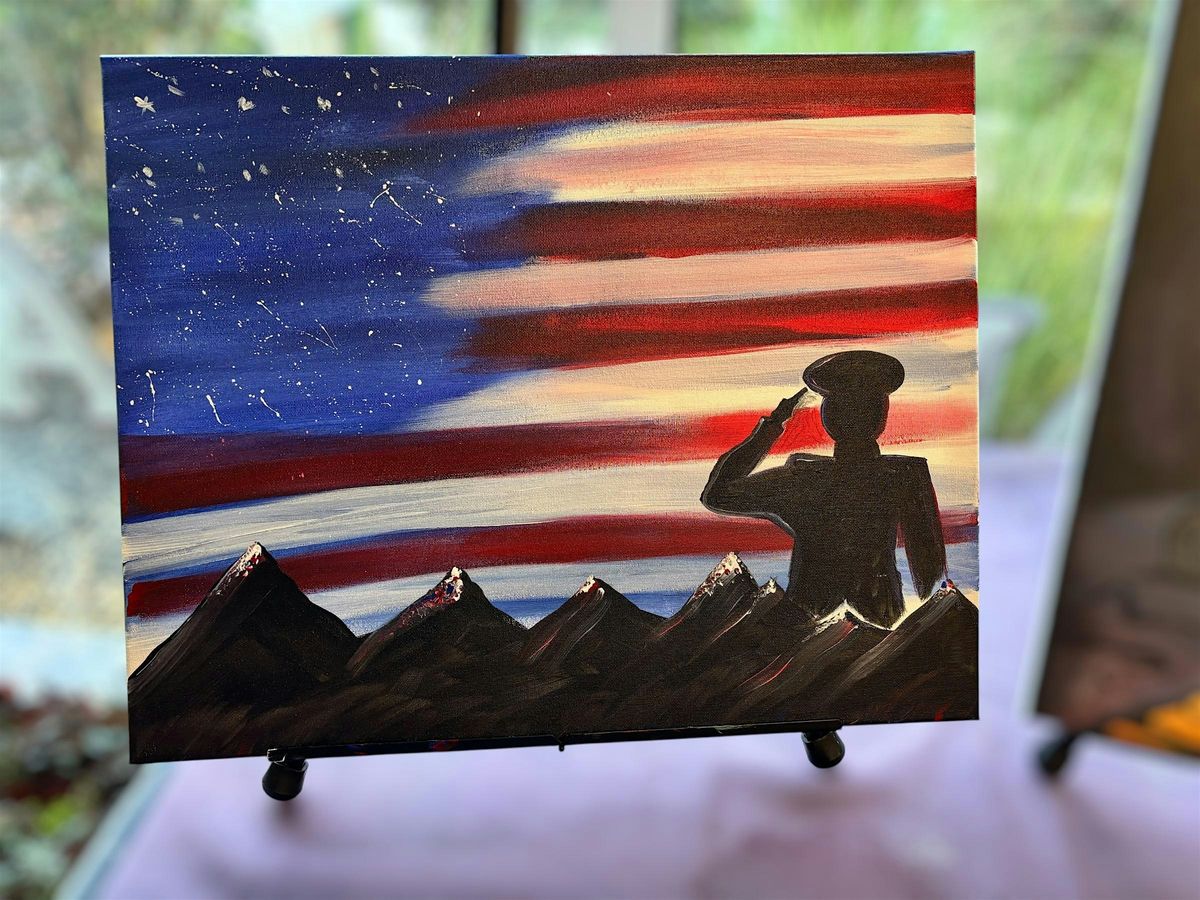 An American Hero Paint & Sip- Military Wives Night!