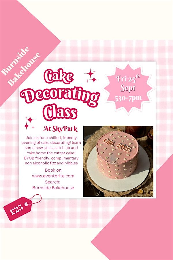 Cake Decorating Class at SkyPark